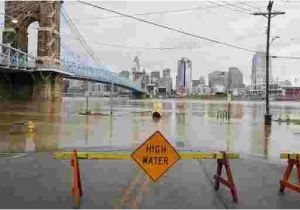Ohio River Bridges Project Map Cincinnati Ohio River Flood Of 2018 How Does It Compare