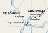 Ohio River Bridges Project Map Louisville to St Louis River Cruise