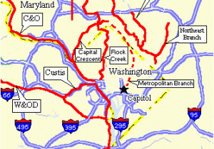 Ohio River Trail Map Washington Dc Multi Use Trails