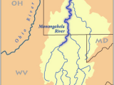 Ohio Rivers Map Monongahela River Wikipedia