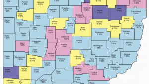 Ohio Sales Tax Map State Sales Tax Ohio State Sales Tax Map