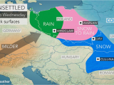 Ohio Snowfall Map Snow Creates Slick Travel From Poland to Ukraine as Alps Brace for