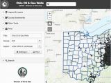Ohio State Campgrounds Map Oil Gas Well Locator