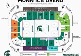 Ohio State Football Stadium Map Student Sections Michigan State University athletics