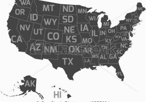 Ohio State In Usa Map Ohio State Logo Vector Awesome Map Of Usa with State Abbreviations