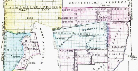 Ohio State Land Map Map Lebanon Ohio Secretmuseum