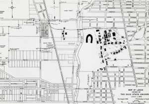 Ohio State Land Map Ohio U Campus Map 1919 Campus Map Map Of Lands Owend by the Ohio