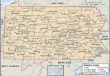 Ohio State Map Counties State and County Maps Of Pennsylvania