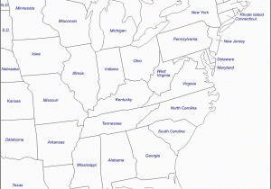 Ohio State Map Outline East Coast Of the United States Free Map Free Blank Map Free