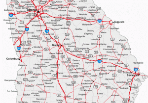 Ohio State Map with Cities Map Of Georgia Cities Georgia Road Map