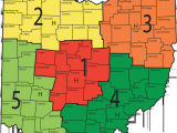 Ohio State Representatives District Map Contact Information