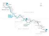 Ohio towpath Trail Map America S Friendliest Long Distance Rail Trail Great Allegheny Passage