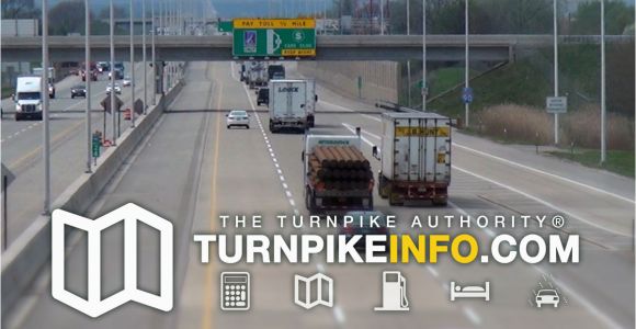 Ohio Turnpike Exit Map Delaware toll Road Maps Exits and Plazas