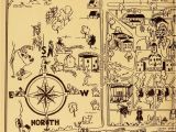 Ohio University athens Map athena Yearbook 1940 Map Of Ou and athens From the Back Of the