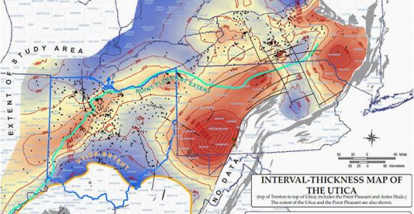 Ohio Utica Shale Map Utica Shale Map Ohio Secretmuseum