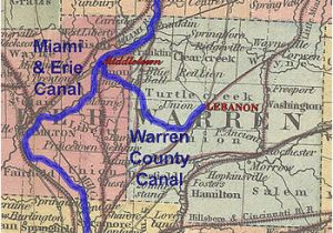 Ohio Waterways Map Historic Ohio Canals Revolvy