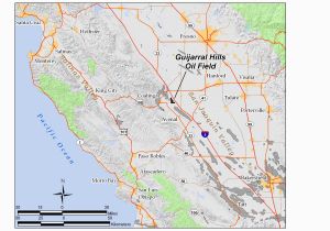 Oil Fields In California Map Guijarral Hills Oil Field Wikipedia