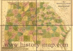 Old Georgia Maps Old Map Of Georgia and Alabama Civil War Ga Pinterest Georgia