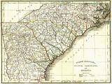 Old Map Of north Carolina north Carolina County Map