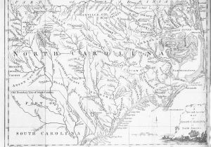 Old Map Of north Carolina north Carolina County Map