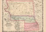 Old Maps Of Colorado Digital Map Unique Colorado Kansas Old Map Johnson 1861 Digital