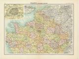 Old Maps Of France Old Map Of northern France Maps Kort
