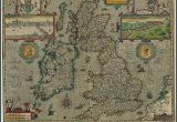 Old Maps Of Ireland Map Of Great Britain and Ireland Made In 1610 Maps