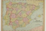 Old Maps Of Spain Vintage Spain Map Portugal Holland Map Belgium Denmark Map