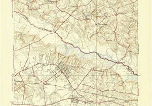 Old topographic Maps Of New England Amazon Com Yellowmaps Seven Pines Va topo Map 1 31680