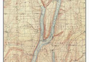 Old topographic Maps Of New England Keuka Lake 1903 Usgs Old topographic Map Custom Composite Reprint New York Finger Lakes