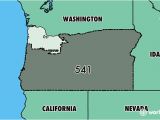 Oregon area Codes Map where is area Code 541 Map Of area Code 541 Eugene or area Code