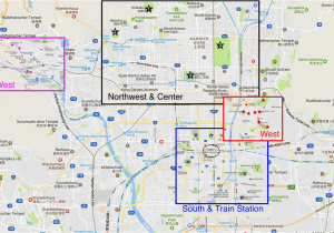 Oregon attractions Map Kyoto 4 Day Itinerary Best Places to Visit Map