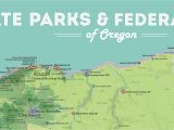 Oregon Blm Land Map oregon State Parks Federal Lands Map 24×36 Poster Best Maps Ever