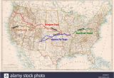 Oregon California Trail Map Manifest Destiny and California Stock Photos Manifest Destiny and