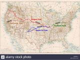 Oregon California Trail Map Manifest Destiny and California Stock Photos Manifest Destiny and