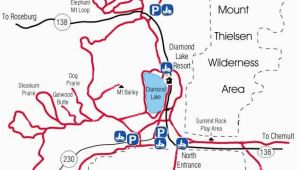 Oregon Camping Map Diamond Lake Map Snowmobiles Diamond Lake oregon Vacation