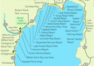 Oregon Camping Map Map Of north Lake Tahoe Beaches Lake Tahoe Lake Tahoe Camping