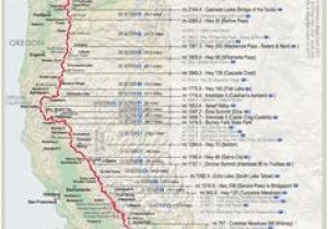 Oregon Camping Map Pacific Crest Trail Map Pacific Crest Trail In 2019 Pacific