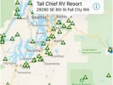 Oregon Campsites Map Us Western States Camping Spots Rv Sites Bundle