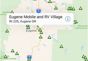 Oregon Campsites Map Us Western States Camping Spots Rv Sites Bundle