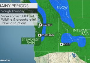 Oregon Cascades Map Series Of Storms to Deliver Much Needed Rain to northwest Cascades