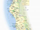 Oregon Coast Lighthouse Map Map Of California and oregon Coast Printable Maps Map oregon and