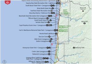 Oregon Coast Lighthouses Map oregon Coast Lighthouse Map Tips for oregon Coast Visitors