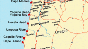 Oregon Coast Lighthouses Map Visit the Lighthouses Of the oregon Coast