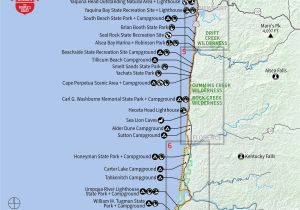Oregon Coast Map 101 northern California southern oregon Map Reference 10 Beautiful