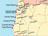 Oregon Coast Sightseeing Map Visit the Lighthouses Of the oregon Coast