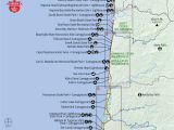 Oregon Coast State Parks Map Camping oregon Coast Map Secretmuseum
