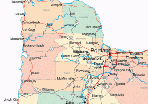 Oregon Coastal Map oregon State Map Gallery Photos oregon Coast oregon Map