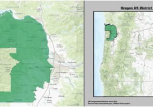 Oregon Congressional Districts Map oregon Congressional District Map Secretmuseum