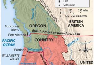 Oregon Country Map 1846 oregon Treaty 1846 A origins Of the Ideology Of Manifest Destiny